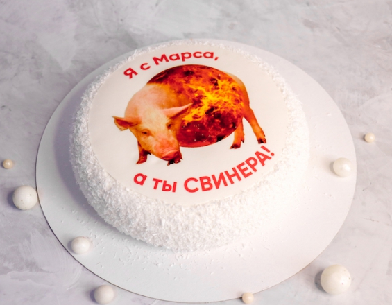 Торт "Свинера" на заказ в Екатеринбурге. Торты на день рождения - от кондитерской фабрики "9 Островов"