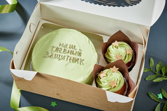 Бенто-набор "Для сильных духом" на заказ в Екатеринбурге. 23 ФЕВРАЛЯ "День защитника Отечества" - от кондитерской фабрики "9 Островов"