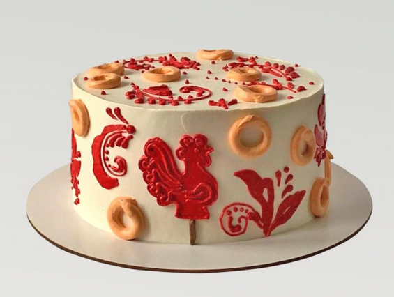Торт "С петушком" на заказ в Екатеринбурге. Торты на день рождения - от кондитерской фабрики "9 Островов"