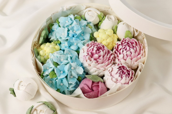 Набор зефира Букет №1 на заказ в Екатеринбурге. ТОРТЫ К 8 МАРТА - от кондитерской фабрики "9 Островов"