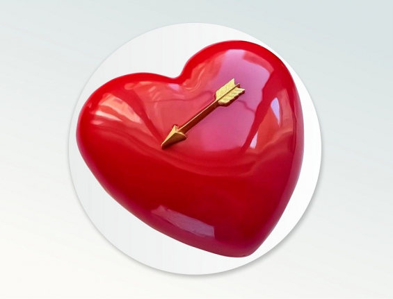 Муссовый торт "Стрела Амура" на заказ в Екатеринбурге. Муссовые торты - от кондитерской фабрики "9 Островов"