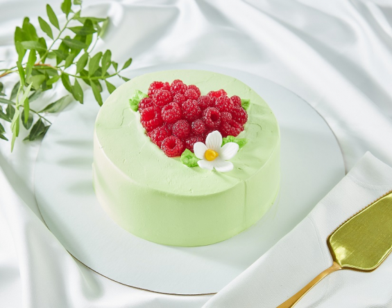 Бенто-торт Сердце фисташковый на заказ в Екатеринбурге. ДЕНЬ СВЯТОГО ВАЛЕНТИНА 14февраля - от кондитерской фабрики "9 Островов"