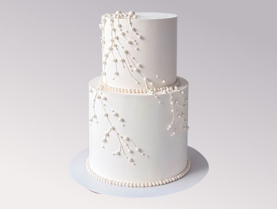 Свадебный торт "Ветви любви" на заказ в Екатеринбурге. Свадебные торты - от кондитерской фабрики "9 Островов"